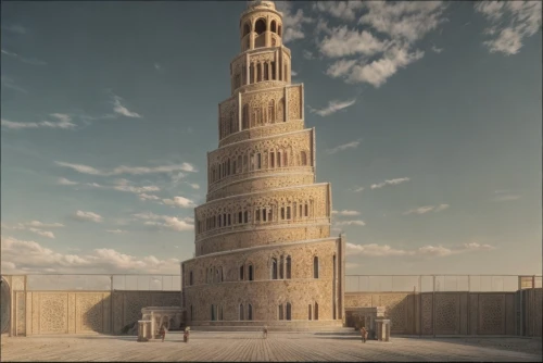 tower of babel,burj,messeturm,white tower,monument protection,electric tower,minaret,peter-pavel's fortress,burj kalifa,cellular tower,russian pyramid,renaissance tower,shot tower,torre,the skyscraper,steel tower,panopticon,cairo tower,stalin skyscraper,pisa tower,Common,Common,Film