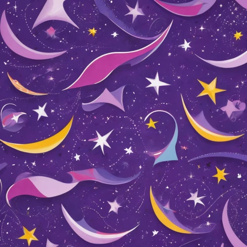 unicorn background,paisley digital background,moon and star background,purple wallpaper,seamless pattern,mermaid scales background,stars and moon,bandana background,scrapbook background,colorful star scatters,colorful stars,colorful foil background,background pattern,fairy galaxy,night stars,stars,background vector,starry sky,digital background,starry,Illustration,Retro,Retro 12