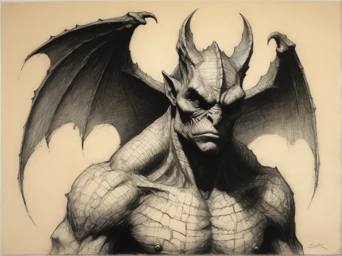 black dragon,daemon,devil,dragon of earth,dark-type,gargoyle,draconic,wyrm,spawn,gargoyles,cynosbatos,dragon,nine-tailed,krampus,dark elf,dragoon,garuda,devilwood,diablo,demon,Illustration,Black and White,Black and White 08