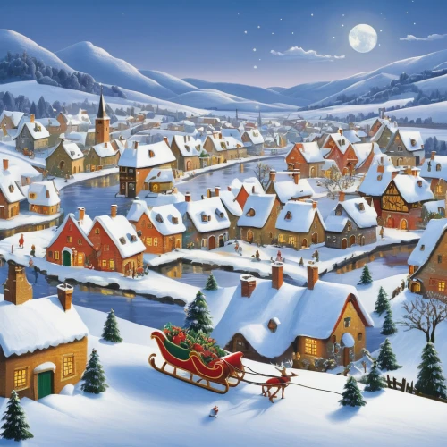 winter village,christmas landscape,christmas town,houses clipart,christmas snowy background,aurora village,alpine village,nativity village,nordic christmas,christmasbackground,christmas scene,north pole,christmas village,mountain village,escher village,snow scene,winter background,christmas motif,christmas wallpaper,myfestiveseason romania,Art,Classical Oil Painting,Classical Oil Painting 07