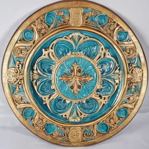 decorative plate,water lily plate,circular ornament,bell plate,wooden plate,wall plate,tibetan bowl,serving tray,dharma wheel,constellation pyxis,serving bowl,astronomical clock,wind rose,glass signs of the zodiac,decorative fan,dartboard,trivet,enamelled,harmonia macrocosmica,the aztec calendar,Illustration,Realistic Fantasy,Realistic Fantasy 43