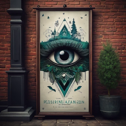 all seeing eye,freemason,frame illustration,poster mockup,freemasonry,optician,peacock eye,masonic,media concept poster,the illusion,sci fiction illustration,poster,photomanipulation,absinthe,against the current,framed paper,adobe illustrator,keyhole,garden door,kasperle,Illustration,Abstract Fantasy,Abstract Fantasy 01