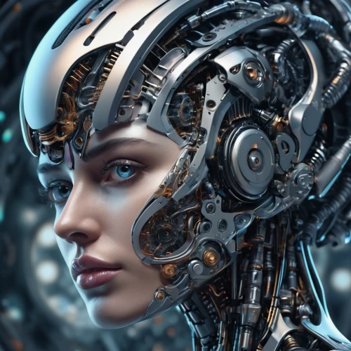 cybernetics,biomechanical,cyborg,artificial intelligence,mechanical,sci fiction illustration,scifi,robotic,ai,humanoid,machines,cyber,cyberspace,chatbot,women in technology,sci fi,neural network,robot eye,cyberpunk,machine,Conceptual Art,Sci-Fi,Sci-Fi 03