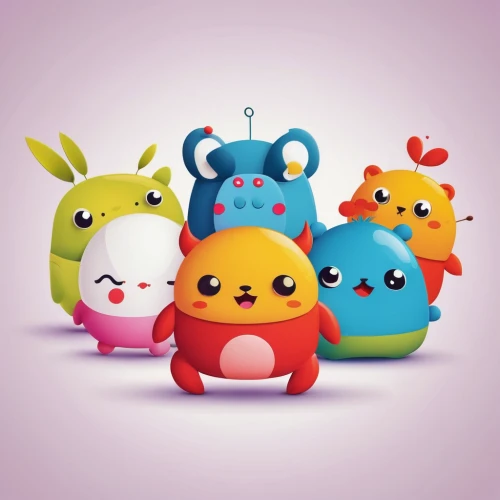 round kawaii animals,kawaii animals,pixaba,kids illustration,game illustration,cute cartoon image,game characters,fairy tale icons,animal icons,round animals,dribbble,small animals,plush toys,plush figures,nest easter,android game,baby icons,characters,cute animals,animal balloons,Art,Artistic Painting,Artistic Painting 33