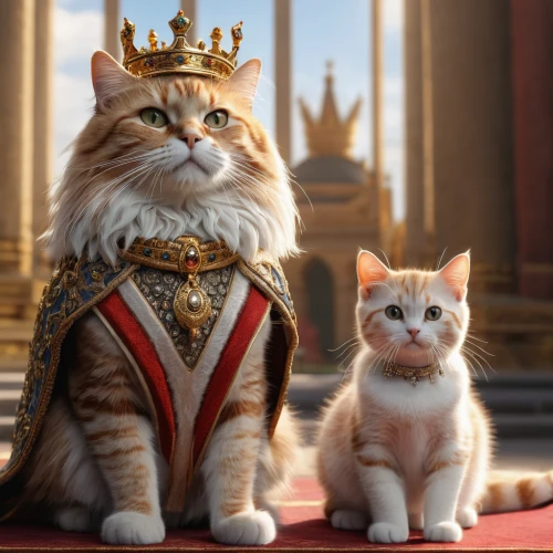 napoleon cat,emperor,monarchy,regal,sultan,royalty,two cats,prince and princess,king caudata,cat family,kings,content is king,the cat and the,imperator,cat european,oktoberfest cats,cartoon cat,kingdom,king,holy 3 kings,Photography,General,Natural