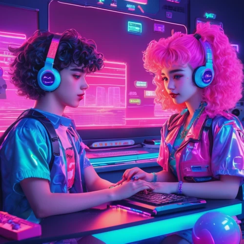 80s,cyberpunk,80's design,gamers,1980's,retro music,computer games,arcade,computer game,neon human resources,neon ghosts,consoles,pink family,neon cocktails,1980s,aesthetic,retro women,gamer,lan,gamer zone,Conceptual Art,Sci-Fi,Sci-Fi 28