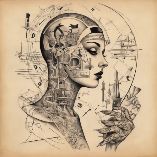 biomechanical,transistor,instrument music,cybernetics,musician,violin woman,transistor checking,music player,music box,woman playing violin,music,orchestral,piece of music,composer,smart album machine,circuitry,musicplayer,music notations,music notes,music book,Illustration,Black and White,Black and White 25