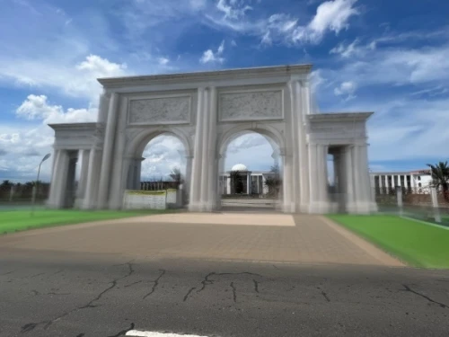 3d rendering,arc de triomphe,virtual landscape,3d,360 ° panorama,pompeii,360 °,triumphal arch,victory gate,hermannsdenkmal,brandenburg gate,fractalius,columns,transparent image,3d rendered,vr,3d modeling,3d albhabet,cgi,augmented reality