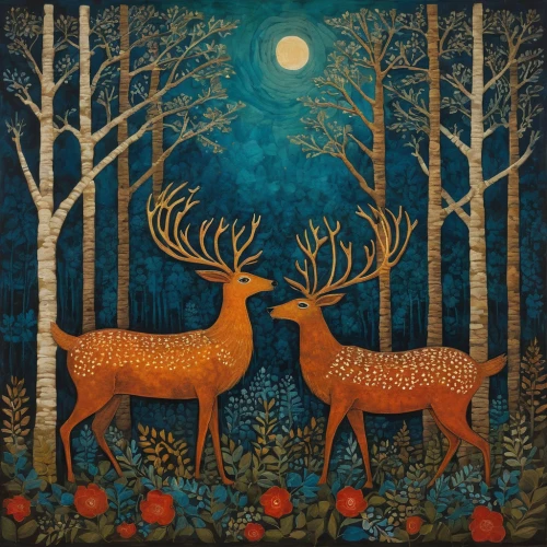 pere davids deer,deer illustration,dotted deer,woodland animals,deers,winter deer,forest animals,young-deer,fawns,deer,european deer,stag,deer with cub,deer park,christmas deer,sleigh with reindeer,carol colman,spotted deer,hunting scene,manchurian stag,Art,Artistic Painting,Artistic Painting 02