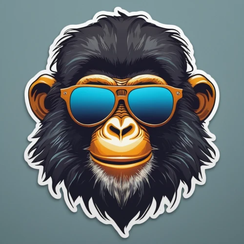 chimp,chimpanzee,monkey,monkeys band,primate,ape,gorilla,the monkey,barbary monkey,vector illustration,monkey gang,skype icon,great apes,barbary ape,monkeys,orangutan,baboon,dribbble,barbet,blogger icon,Conceptual Art,Fantasy,Fantasy 11