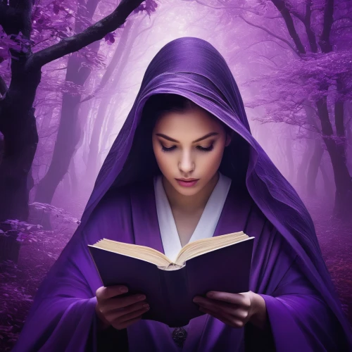 women's novels,magic book,purple background,la violetta,sorceress,purple,prayer book,purple cardstock,fantasy picture,purple wallpaper,hymn book,magic grimoire,mystical portrait of a girl,divination,the enchantress,read a book,open book,writing-book,publish a book online,the lavender flower,Photography,Black and white photography,Black and White Photography 07