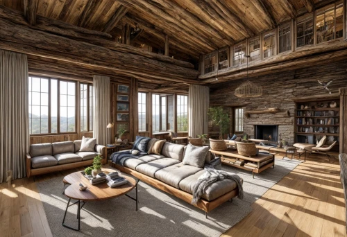 log home,log cabin,the cabin in the mountains,loft,wooden beams,penthouse apartment,alpine style,livingroom,chalet,living room,great room,family room,luxury home interior,timber house,wooden floor,wood floor,hardwood floors,cabin,wooden windows,bonus room,Interior Design,Living room,Farmhouse,South African Rustic