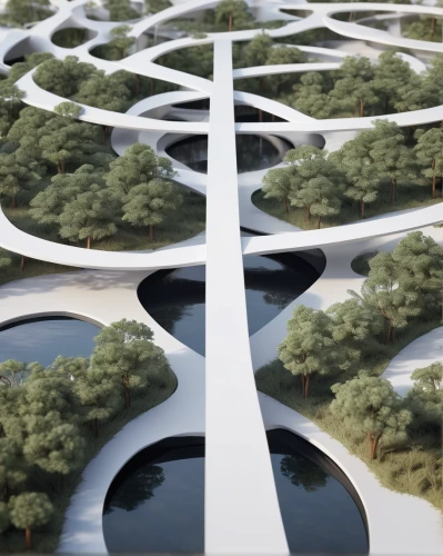 highway roundabout,artificial islands,traffic circle,futuristic landscape,urban design,virtual landscape,futuristic art museum,solar cell base,environmental art,artificial island,72 turns on nujiang river,futuristic architecture,wastewater treatment,bicycle path,roundabout,river of life project,landscape plan,autostadt wolfsburg,water courses,moveable bridge,Photography,Artistic Photography,Artistic Photography 06