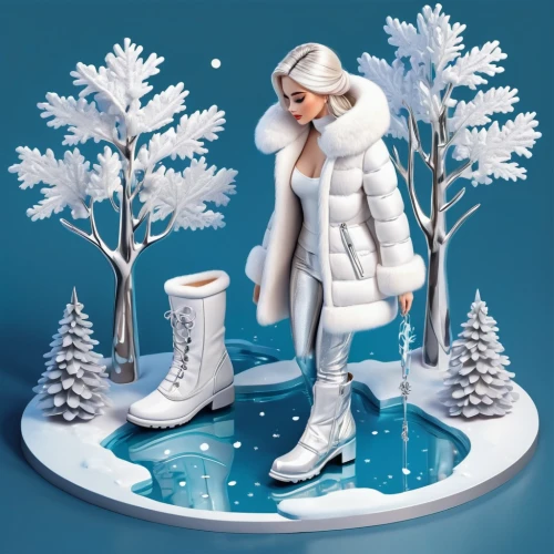 winterblueher,winter background,snow figures,suit of the snow maiden,winter sales,snowflake background,winter clothing,christmas figure,snow boot,the snow queen,winter boots,winter sale,ice skating,ice queen,winter clothes,snow scene,winters,winter animals,ice princess,father frost,Unique,3D,Isometric