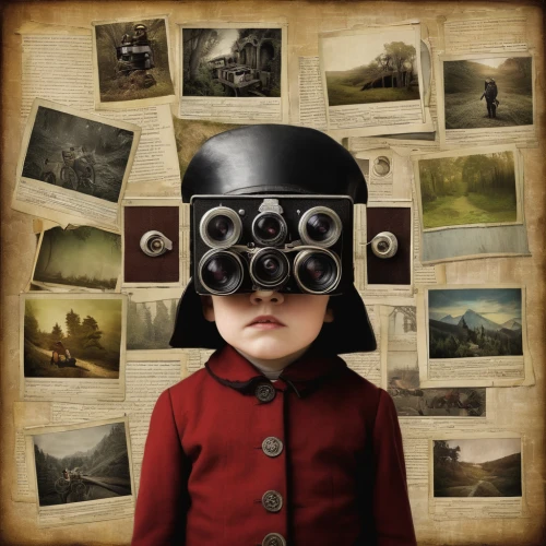 binocular,monocular,magnifier,viewfinder,digiscrap,photographing children,panopticon,binoculars,photomontage,anachronism,optician,virtual world,camerist,movie camera,magnifier glass,eye tracking,vintage children,videograph,analog camera,steampunk,Photography,Documentary Photography,Documentary Photography 29