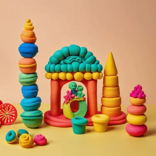 stylized macaron,play-doh,marzipan figures,play doh,plasticine,lego pastel,macaron pattern,wooden toys,basil's cathedral,macaron,play dough,neon candy corns,candy cauldron,donut illustration,macarons,macaroons,mushroom landscape,fairy house,clay animation,colorful spiral,Unique,3D,Clay