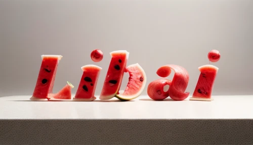 still life photography,typography,food styling,lollypop,iced-lolly,litchi,leninade,lilikoi,alphabet letter,fruitcocktail,light box,still life,decorative letters,food photography,lolly cake,still-life,lolly jar,lipolaser,ill,fruit-of-the-passion,Realistic,Foods,Watermelon