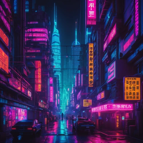 shinjuku,tokyo,tokyo city,taipei,colorful city,cyberpunk,shanghai,hong kong,tokyo ¡¡,neon arrows,vapor,osaka,kowloon,neon,cityscape,hk,neon lights,shibuya,metropolis,fantasy city,Conceptual Art,Sci-Fi,Sci-Fi 26