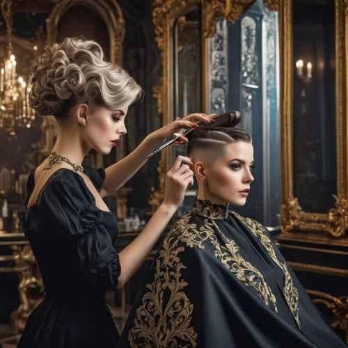 hairdressing,hairdresser,hairstylist,beauty salon,hair dresser,salon,artificial hair integrations,victorian style,the long-hair cutter,hairstyler,chignon,management of hair loss,hairdressers,baroque,beauty shows,gothic fashion,hair care,updo,stylist,gothic style,Conceptual Art,Fantasy,Fantasy 22