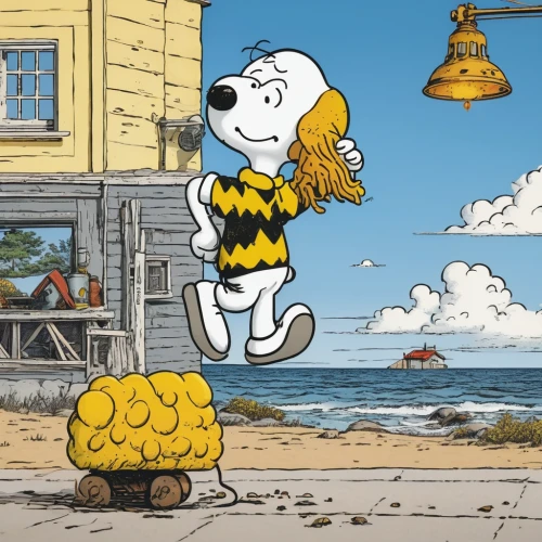 snoopy,peanuts,bee-dome,honey bee home,flying dogs,two running dogs,bee colony,bee keeping,honey bee,muckbee,fur bee,golden shower,running dog,popeye,bee house,two bees,beekeeping,bee,the dog a hug,wooser,Illustration,Children,Children 05