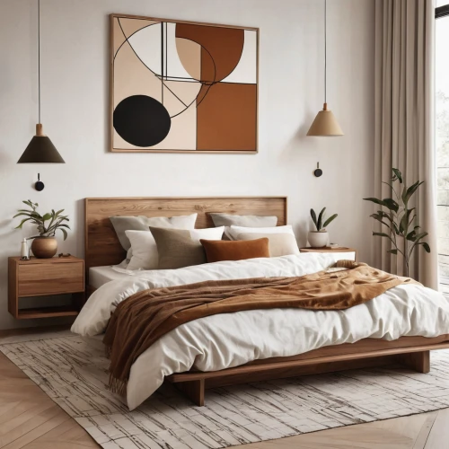 danish furniture,modern decor,bed frame,patterned wood decoration,contemporary decor,bedroom,wooden mockup,modern room,scandinavian style,futon pad,soft furniture,wooden pallets,geometric style,room divider,bed linen,wooden wall,guest room,guestroom,wall decor,wood mirror,Art,Artistic Painting,Artistic Painting 44