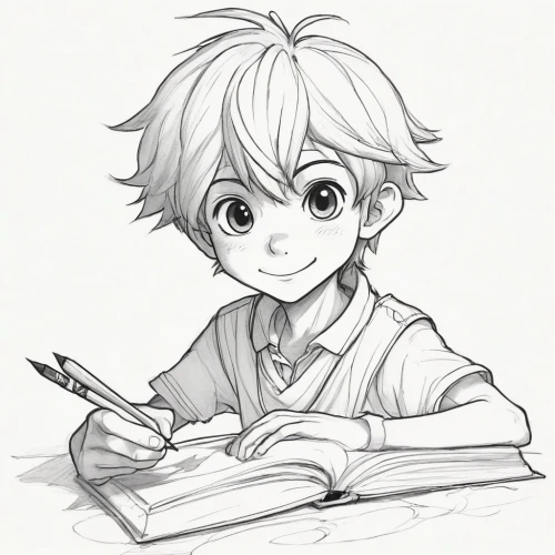 killua,child with a book,writing-book,scholar,children drawing,killua hunter x,pencil icon,tutoring,study,author,tutor,beautiful pencil,writer,pencil,pencil frame,to draw,mechanical pencil,child portrait,graphite,studying,Illustration,Children,Children 01