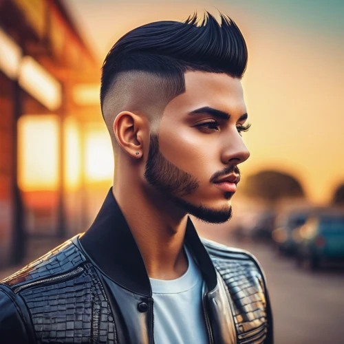 mohawk hairstyle,pompadour,management of hair loss,mohawk,pomade,rockabilly style,smooth hair,crew cut,barber,semi-profile,male model,buzz cut,quiff,hairstyle,asymmetric cut,artificial hair integrations,man portraits,rockabilly,barber shop,haircut,Conceptual Art,Fantasy,Fantasy 21