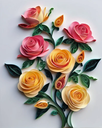 flowers png,roses pattern,paper roses,flower painting,paper flower background,flower art,rose flower illustration,watercolor roses,cut flowers,colorful roses,fabric roses,rose png,floral digital background,spray roses,esperance roses,noble roses,floral greeting card,paper flowers,yellow rose background,rose arrangement,Unique,Paper Cuts,Paper Cuts 09