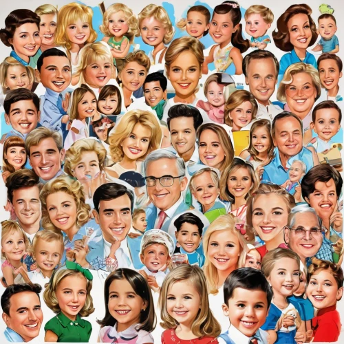 cartoon people,retro cartoon people,baby icons,vector people,avatars,dental icons,children's background,diverse family,picture puzzle,portrait background,people characters,retro 1950's clip art,pop art people,diversity,pictures of the children,twitter pattern,modern pop art,generation,composite,clip art 2015,Illustration,Abstract Fantasy,Abstract Fantasy 23