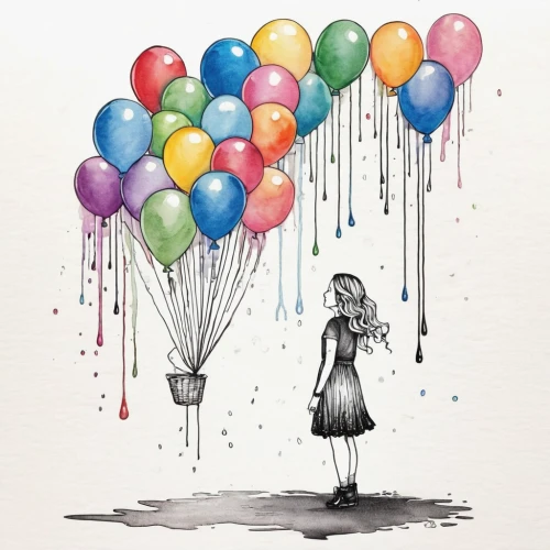 little girl with balloons,colorful balloons,balloons,balloon,pink balloons,baloons,rainbow color balloons,happy birthday balloons,red balloon,balloons mylar,birthday balloons,balloons flying,ballooning,balloon with string,balloon-like,corner balloons,ballon,red balloons,star balloons,balloon trip,Illustration,Black and White,Black and White 34