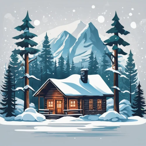 winter house,log cabin,christmas landscape,houses clipart,christmas snowy background,snow house,the cabin in the mountains,small cabin,winter background,log home,snow scene,cottage,mountain huts,snowhotel,christmas travel trailer,mountain hut,winter landscape,snow landscape,house in the forest,snow globe,Unique,Design,Logo Design