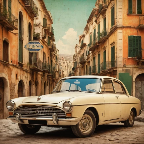 austin a40 farina,fiat 1200,volvo amazon,fiat 1100,sunbeam rapier,hindustan ambassador,fiat 124,alfa romeo 1750 berlina,triumph vitesse,alfa romeo 1900,alfa romeo 105 series coupes,cuba background,fiat 850,old havana,austin 1800,simca,lotus cortina,fiat 125,ford anglia,rover p4,Art,Classical Oil Painting,Classical Oil Painting 35