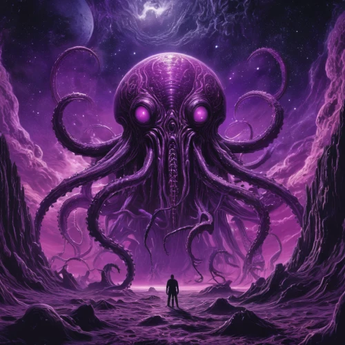octopus,pink octopus,purple,cephalopod,calamari,kraken,hinnom,octopus vector graphic,tentacles,shaper,ophiuchus,tentacle,polyp,octopus tentacles,cephalopods,auqarium,ipê-purple,giant squid,cuthulu,wall,Illustration,Realistic Fantasy,Realistic Fantasy 47