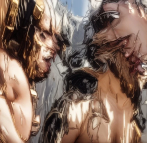 the three magi,warrior and orc,horsemen,norse,amano,fawns,two wolves,greek gods figures,greek mythology,wolf couple,wolves,holy 3 kings,lancers,vikings,three kings,gods,holy three kings,warriors,two-horses,eroticism,Common,Common,Natural