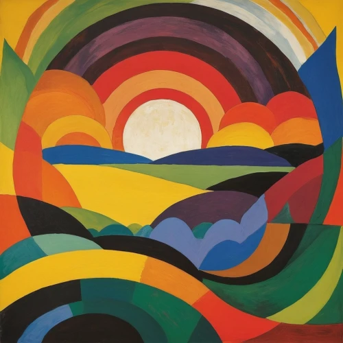 3-fold sun,colorful spiral,pachamama,indigenous painting,color circle,klaus rinke's time field,colour wheel,khokhloma painting,1971,layer of the sun,abstract painting,abstract artwork,spring equinox,color circle articles,color wheel,abstraction,sun,olle gill,cd cover,concentric,Art,Artistic Painting,Artistic Painting 27