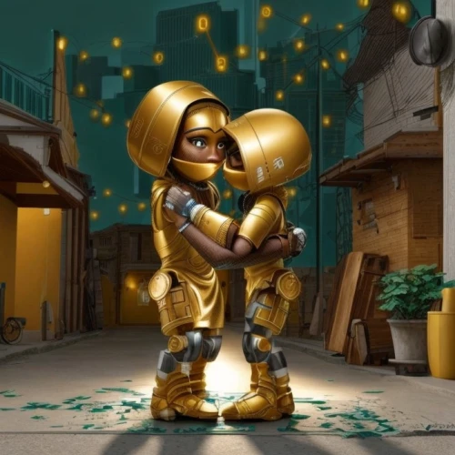 c-3po,danbo,minibot,bumblebee,gold paint stroke,cinema 4d,gold wall,droids,beekeeper,bot,golden heart,golden shower,cg artwork,robotics,mech,yellow-gold,golden rain,robot icon,gold is money,bee
