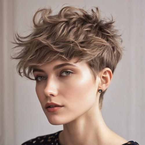 asymmetric cut,pixie cut,pixie-bob,short blond hair,layered hair,feathered hair,smooth hair,pompadour,natural color,golden cut,cg,hairstyle,colorpoint shorthair,haired,hair shear,bowl cut,trend color,naturale,geometric style,management of hair loss,Illustration,Realistic Fantasy,Realistic Fantasy 31