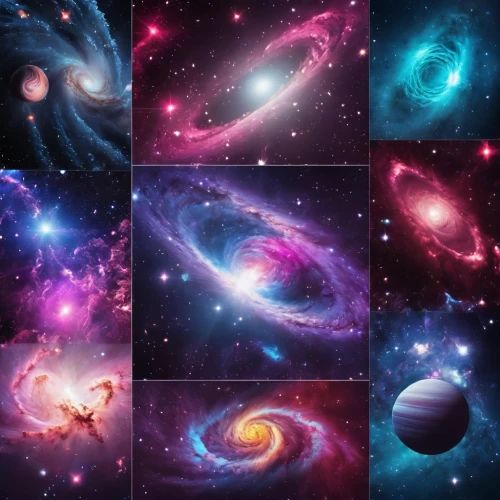 different galaxies,galaxy types,types of galaxies,galaxies,space art,universe,fairy galaxy,galaxy collision,colorful star scatters,galaxy,messier 8,messier 20,the universe,astronomy,spiral galaxy,telescopes,cosmic,messier 17,outer space,astronomers,Conceptual Art,Sci-Fi,Sci-Fi 30