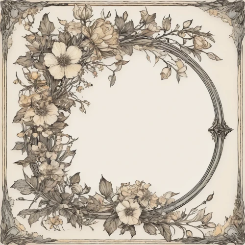 floral silhouette frame,floral and bird frame,floral silhouette wreath,floral frame,flower frame,flowers frame,floral wreath,decorative frame,frame flora,art nouveau frame,flower frames,botanical frame,art nouveau frames,blooming wreath,ivy frame,round autumn frame,laurel wreath,wreath of flowers,wreath vector,flower wreath,Illustration,Retro,Retro 25