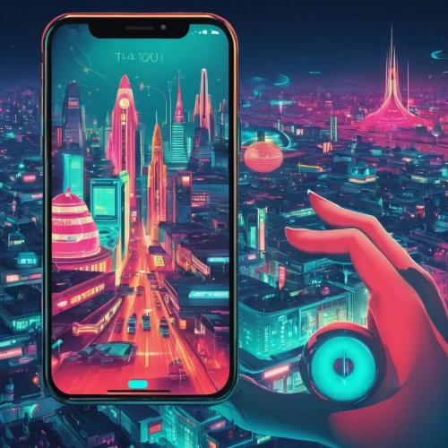 mobile video game vector background,futuristic landscape,colorful city,viewphone,french digital background,game illustration,cityscape,city panorama,cellular tower,connectcompetition,phone icon,iphone x,city skyline,connect competition,fantasy city,background images,futuristic,wallpapers,3d background,digital background,Conceptual Art,Sci-Fi,Sci-Fi 29