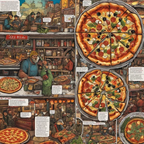 pizzeria,pizza supplier,food icons,food collage,sicilian pizza,david bates,the pizza,brick oven pizza,pizza stone,jigsaw puzzle,slices,sicilian cuisine,placemat,pizza boxes,pizza,mediterranean cuisine,seamless texture,pizza box,display advertising,foodstuffs,Illustration,Realistic Fantasy,Realistic Fantasy 06