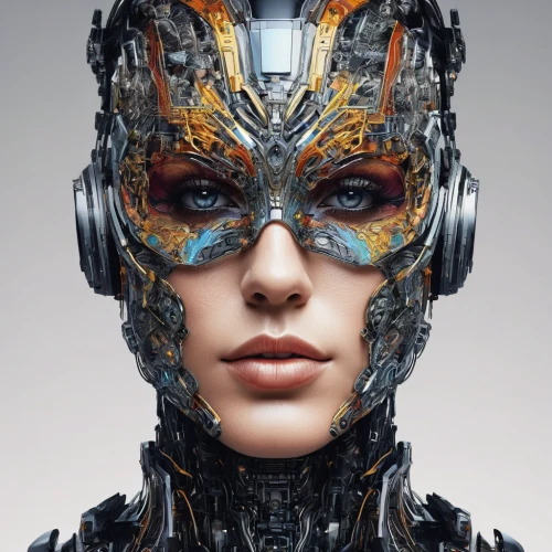 cybernetics,cyborg,biomechanical,humanoid,artificial intelligence,robotic,head woman,sci fiction illustration,robot eye,ai,scifi,augmented,chatbot,cyber,robot,valerian,sci fi,virtual identity,wearables,women in technology,Illustration,American Style,American Style 06