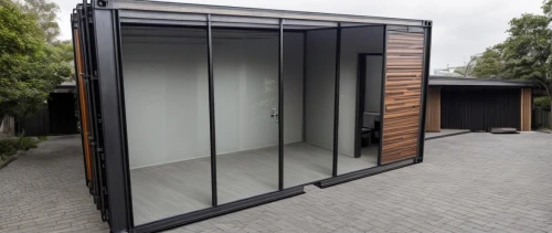 sliding door,will free enclosure,cubic house,door-container,folding roof,hinged doors,metal cladding,prefabricated buildings,steel door,frame house,mirror house,room divider,structural glass,metallic door,enclosure,cube house,screen door,walk-in closet,shower door,metal cabinet,Architecture,Villa Residence,Modern,Innovative Technology 1