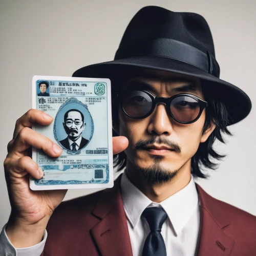 digital identity,ledger,kojima,spy visual,e-wallet,master card,money heist,white-collar worker,non fungible token,jin deui,inspector,gentleman icons,identity document,private investigator,passport,alipay,virtual identity,black businessman,abe,visa card,Illustration,Japanese style,Japanese Style 05