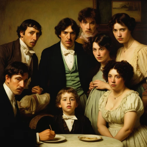 group of people,mulberry family,the dawn family,bouguereau,bougereau,family group,seven citizens of the country,nettle family,balsam family,spurge family,violet family,families,oleaster family,herring family,parents with children,gooseberry family,sparrows family,group,melastome family,caper family,Art,Classical Oil Painting,Classical Oil Painting 44