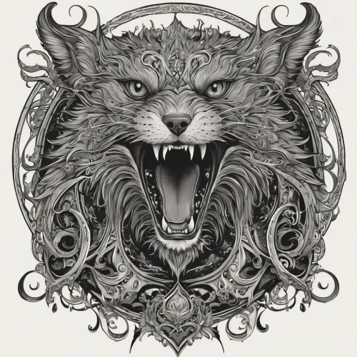 heraldic animal,lion,line art animal,forest king lion,werewolf,crest,barong,heraldic,howling wolf,lion head,vector illustration,lion - feline,snarling,gryphon,wolf,lion capital,gray wolf,line art animals,two lion,roar,Illustration,Black and White,Black and White 01