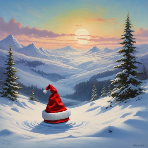 christmas snowy background,christmas landscape,north pole,santa claus at beach,santa's hat,st claus,christmas snowman,santa claus,father christmas,christmasbackground,snow scene,christmas scene,claus,santa sleigh,winter background,saint nicholas' day,christmas bell,gnome ice skating,the occasion of christmas,sleigh ride,Art,Classical Oil Painting,Classical Oil Painting 42