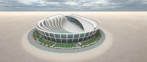 stadium falcon,3d rendering,sky space concept,futuristic architecture,musical dome,oval forum,helipad,flying saucer,baku eye,render,abu-dhabi,solar cell base,futuristic art museum,football stadium,dome roof,dhabi,abu dhabi,yas marina circuit,largest hotel in dubai,hurricane benilde,Common,Common,Natural