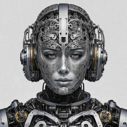 cybernetics,cyborg,biomechanical,robotic,humanoid,sci fiction illustration,artificial intelligence,ai,scifi,robot,district 9,robots,machines,industrial robot,sci fi,cyber,women in technology,robotics,streampunk,droid,Illustration,Black and White,Black and White 09