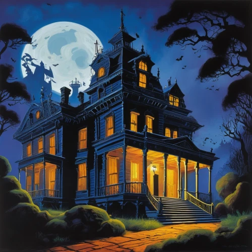 witch house,the haunted house,witch's house,haunted house,halloween poster,haunted castle,ghost castle,house silhouette,halloween and horror,halloween scene,house painting,haunted,doll's house,halloween background,victorian house,halloween illustration,helloween,creepy house,night scene,house purchase,Conceptual Art,Sci-Fi,Sci-Fi 08